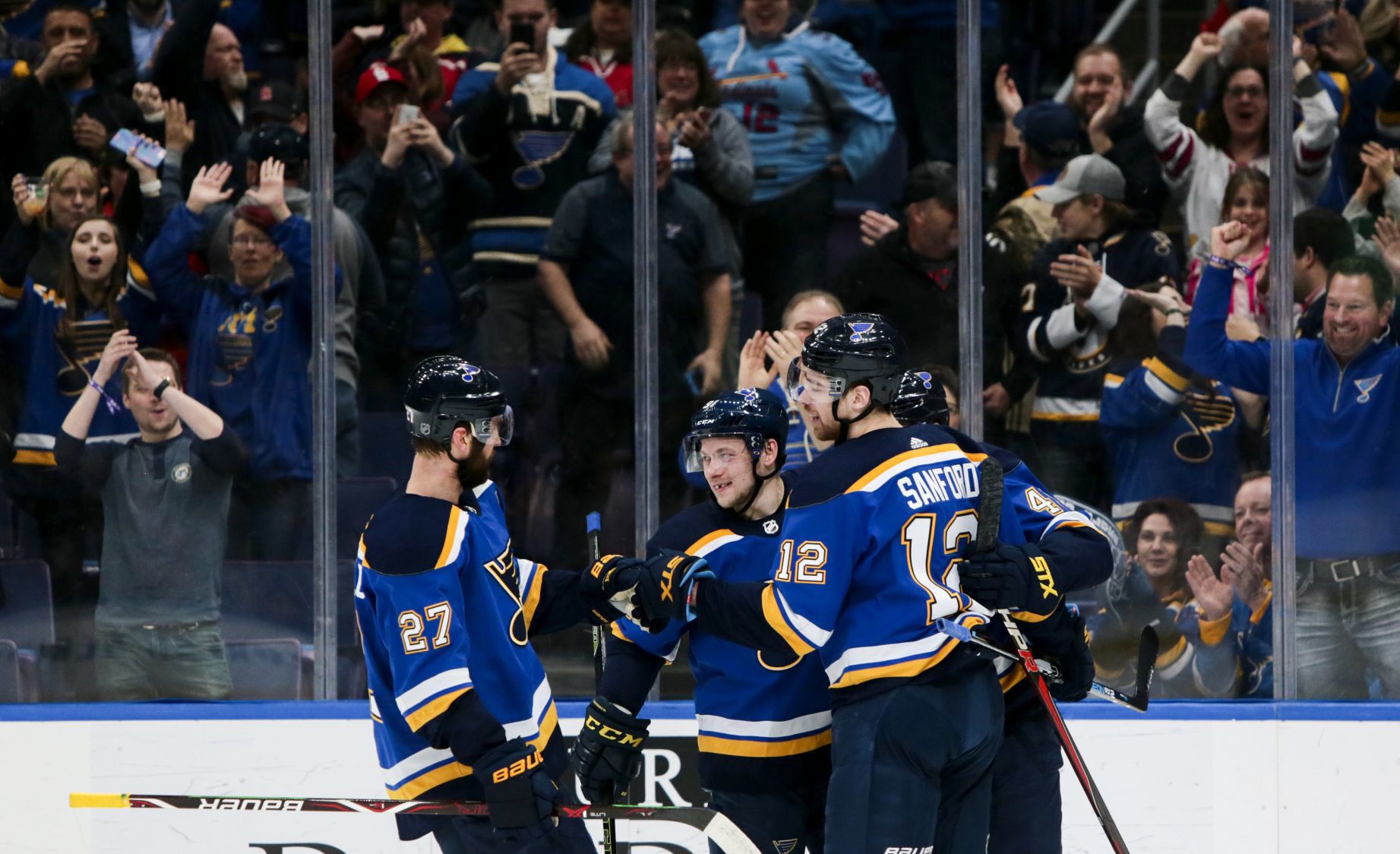 St. Louis Blues battle Las Vegas Golden Knights